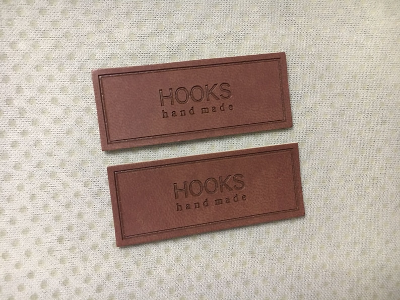 PU leather patches 1000 Custom leather labels Personalized label custom clothing label Hats patches leather clothing tag
