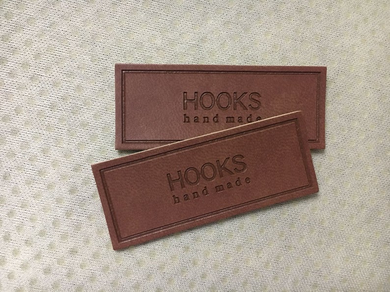 PU leather patches 1000 Custom leather labels Personalized label custom clothing label Hats patches leather clothing tag