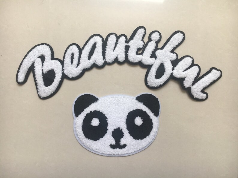 100 Custom Chenille Patch Chenille Appliques Large Chenille Etsy Ireland