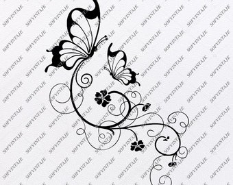 Download Free Vector Butterfly Svg Etsy SVG Cut Files