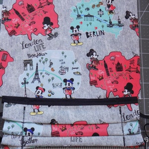 Mickey Mouse Inspired  3 layer face mask with filter pocket-Reusable, with nose wire