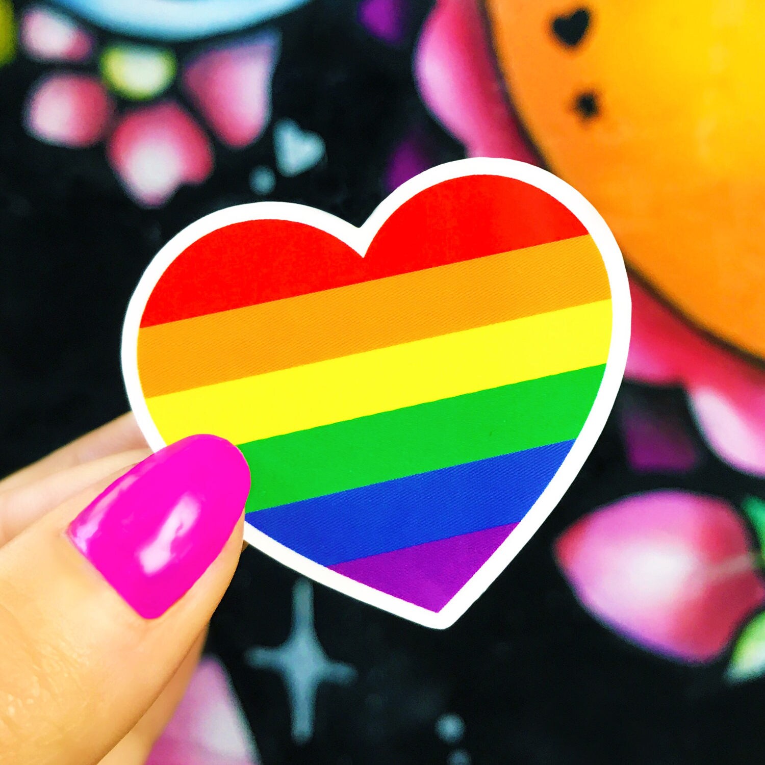 Small LGBT Sticker Gay Pride Vinyl Stickers Laptop