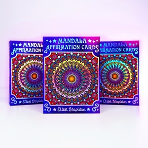 SALDI!! Carte di Affermazione Mandala - Acquista 2, OTTIENI 1 GRATIS!! Mazzo di Affermazioni / Affermazioni Ispiratrici / Carte di Meditazione / Mazzo di Carte di Mindfulness