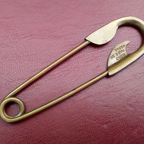 Spille Cucito 7.9cm Spille Da Balia Giganti 7,9 Cm - Set 15 Pezzi In Metallo Per Cuoio E Tessuti Spille Artigianato 7.9cm - Foto 9