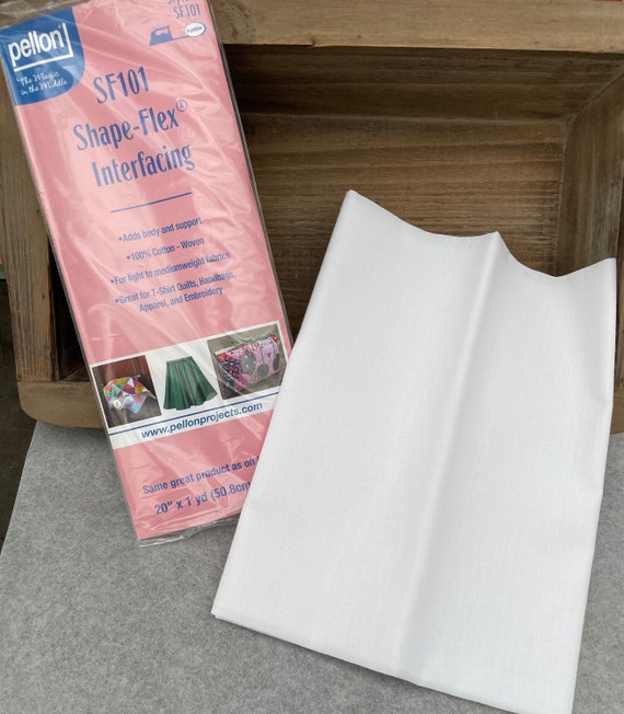 Shape-flex Interfacing Fusible Stabilizer 20 Inches X 1 Yard, Style SF101 