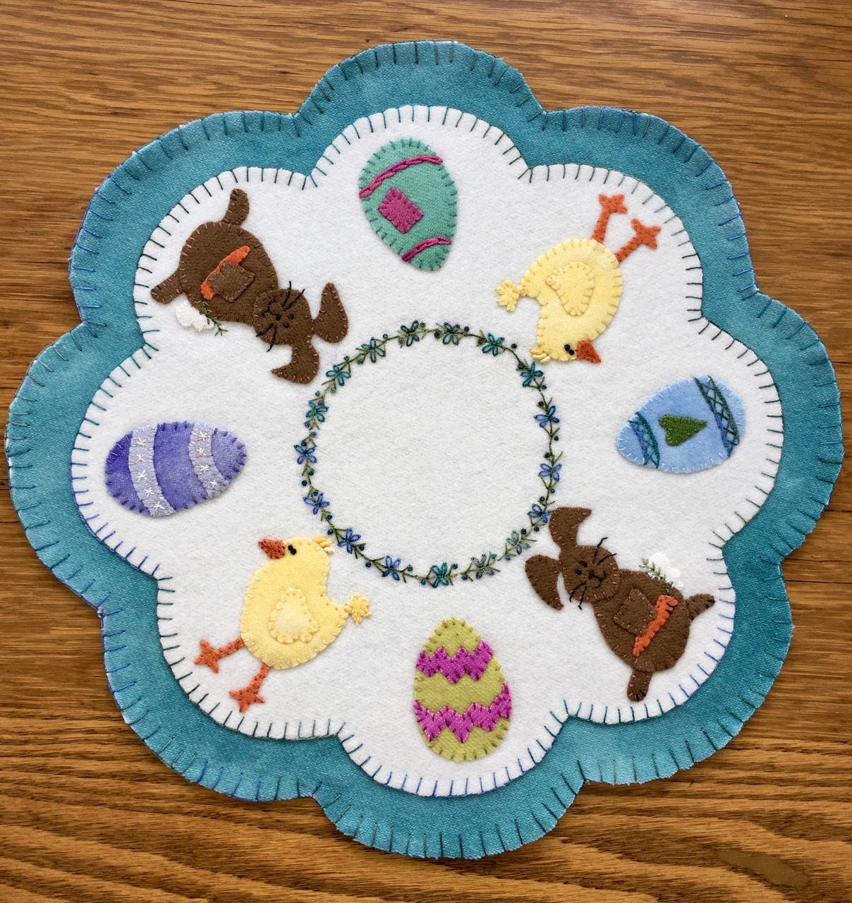 E-pattern Eggscellent Easter Wool Applique' Pattern, Digital ...