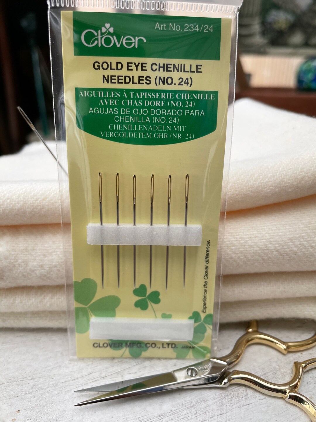 Chenille Needles Size 24 by Clover Etsy