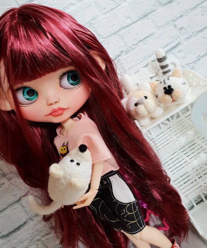 felting wool mouse for dolls little toys for doll miniature wool felting felting mouse