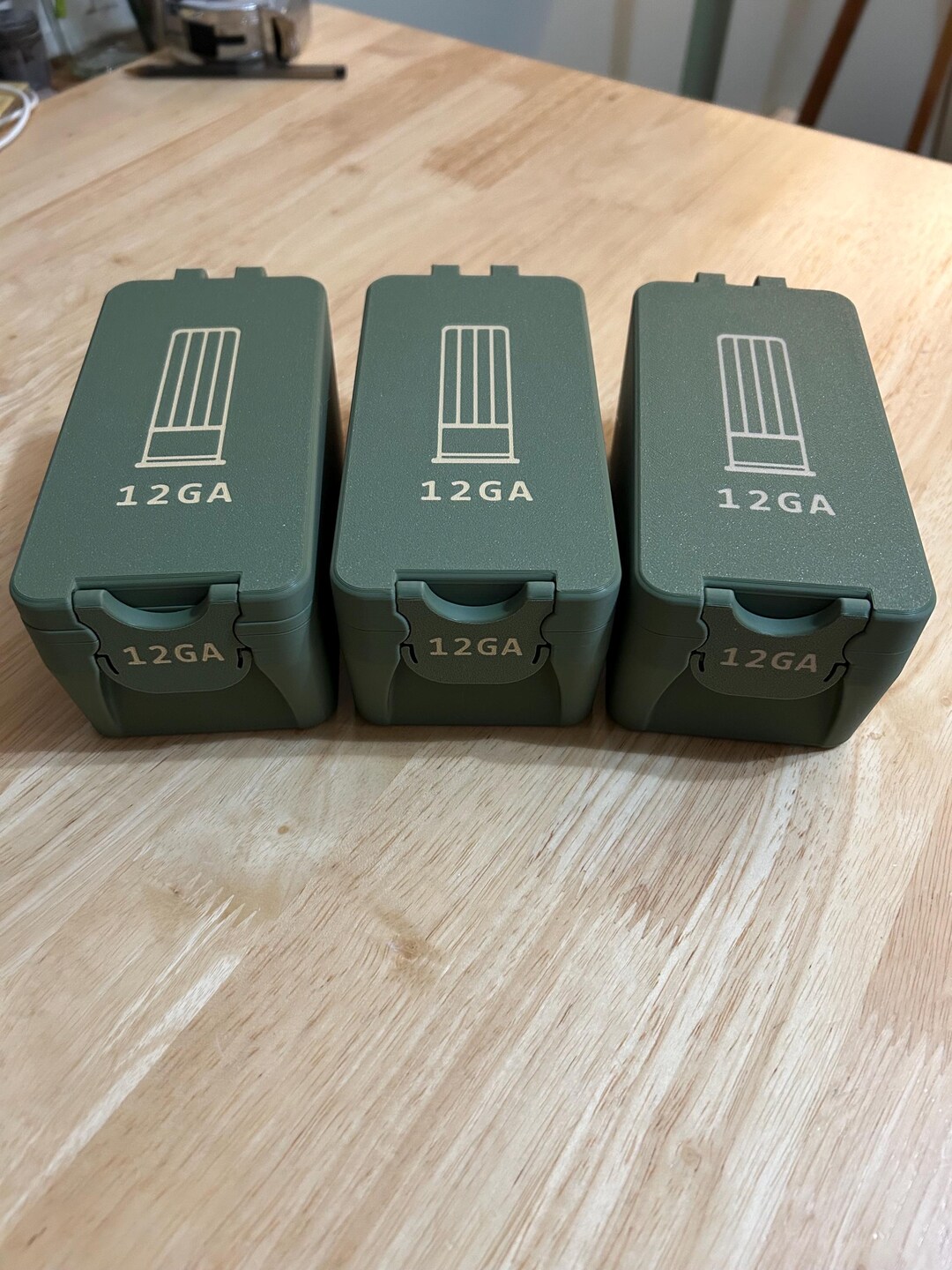 Set of Three Boxes for 12 Gauge Shotgun Shells. Made in the USA - Etsy