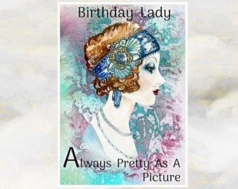 Art Deco Birthday Etsy