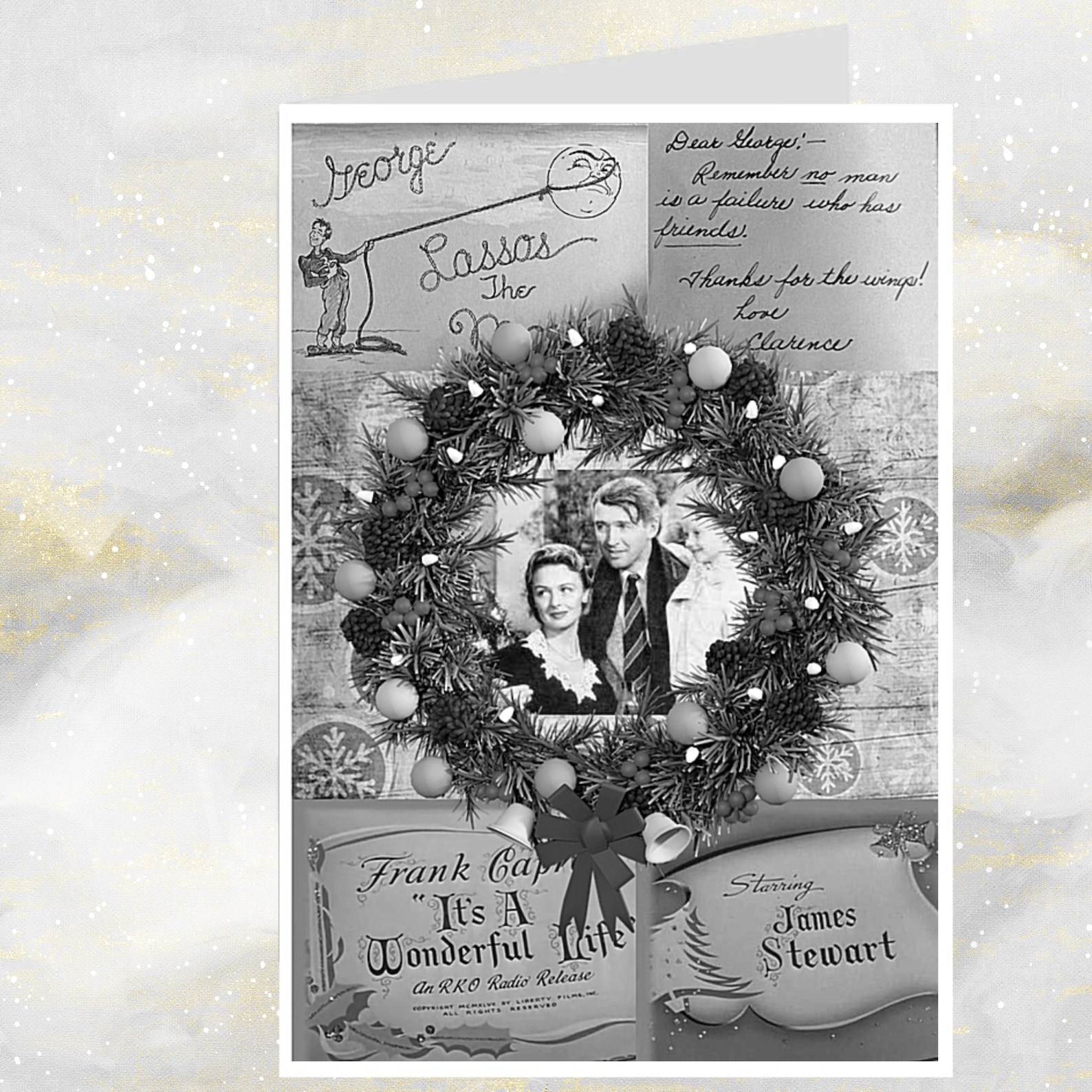 It's A Wonderful Life Christmas Card 