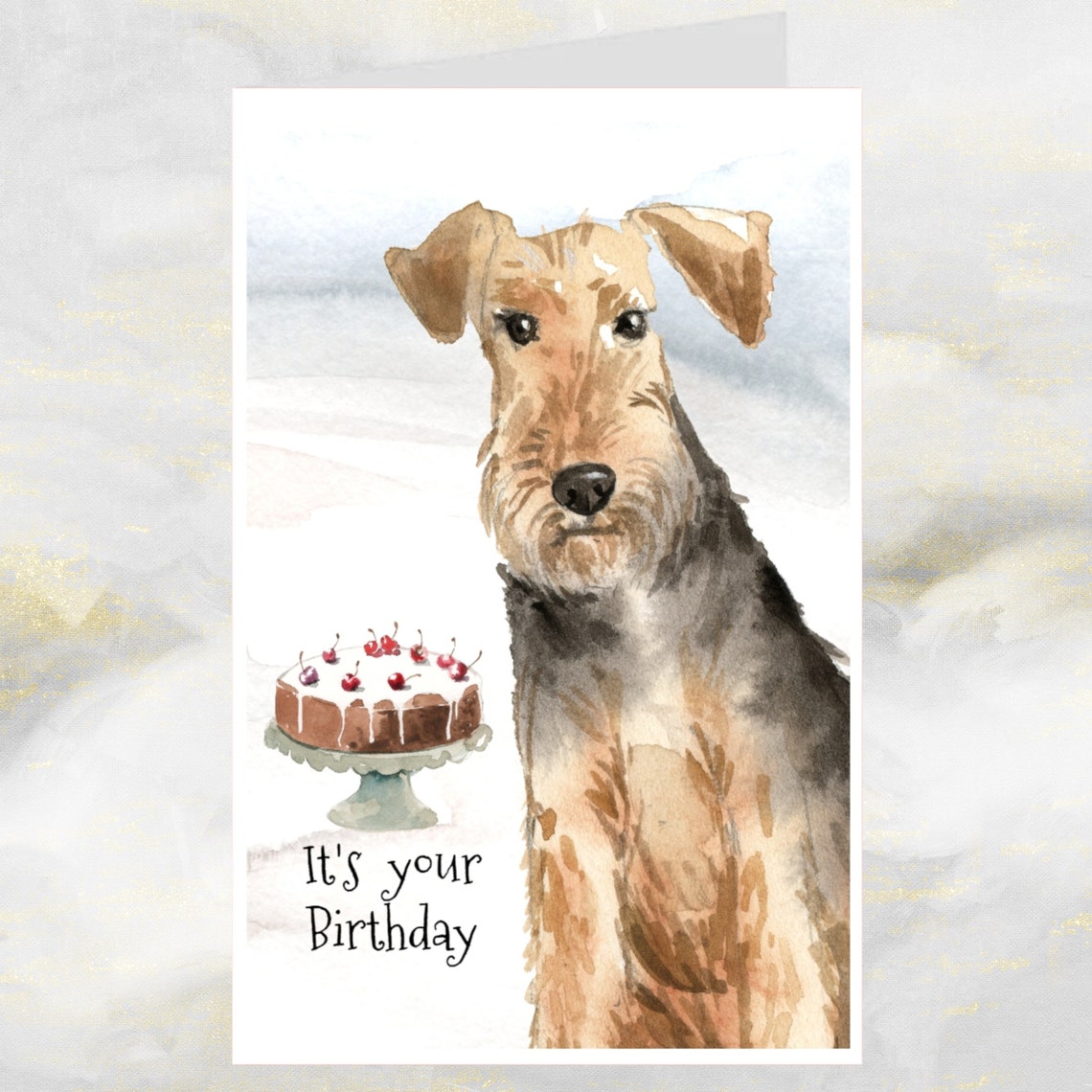 Welsh Terrier Dog Birthday Card Welsh Terrier Greetings Card - Etsy Welsh Terrier Dog Birthday Card Welsh Terrier Greetings Card - Etsy
