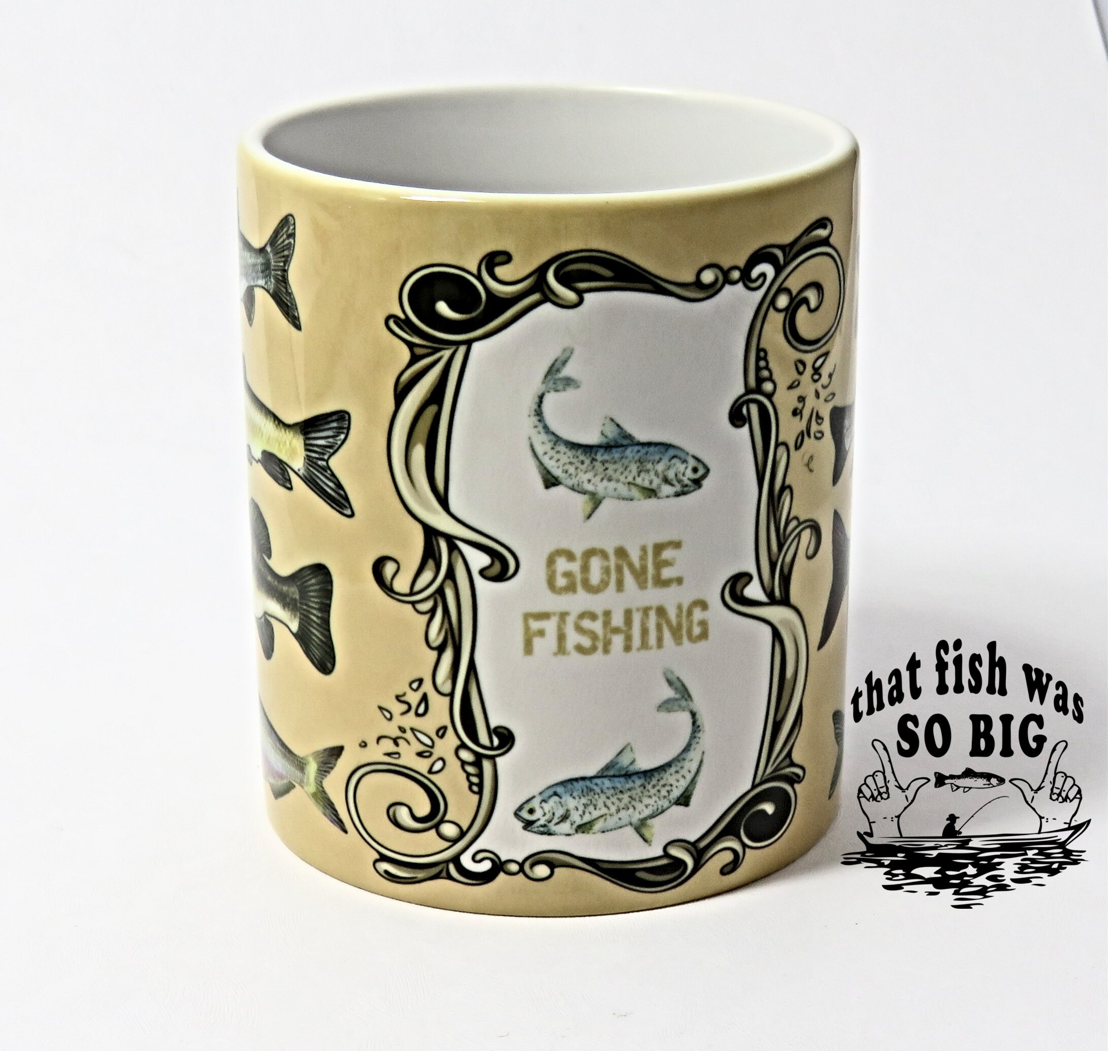 Gone Fishing Mug Fishing Coffee Mug Gift for Fisherman. Etsy