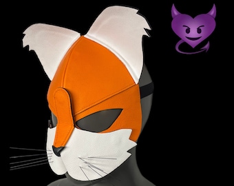 Leather Cat Kitten Mask By Deviant Leather
