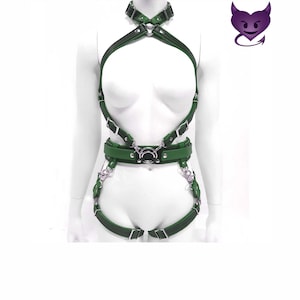 Full Body Diamond Harness by Deviant Leather