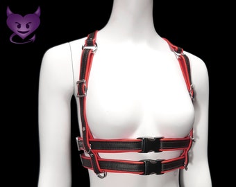 Double Belt Harness by Deviant Leather