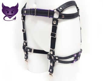 Leather Garter Belt by Deviant Leather