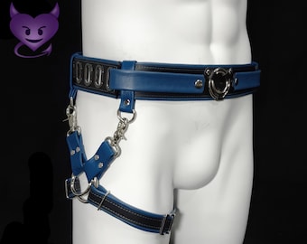 Asymmetric Leather Belt