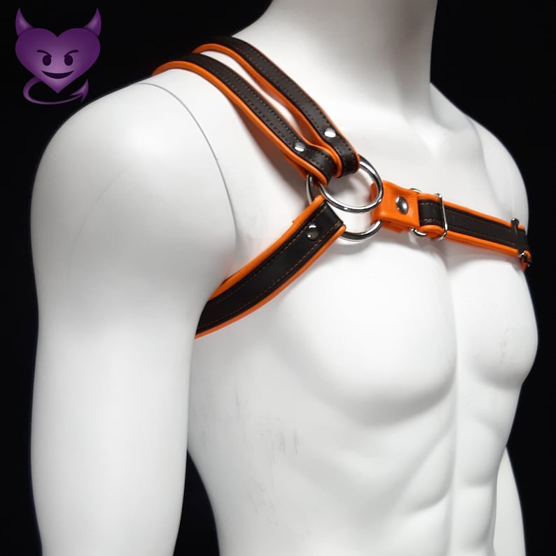 Asymmetric Gunslinger Harness by Deviant Leather Etsy