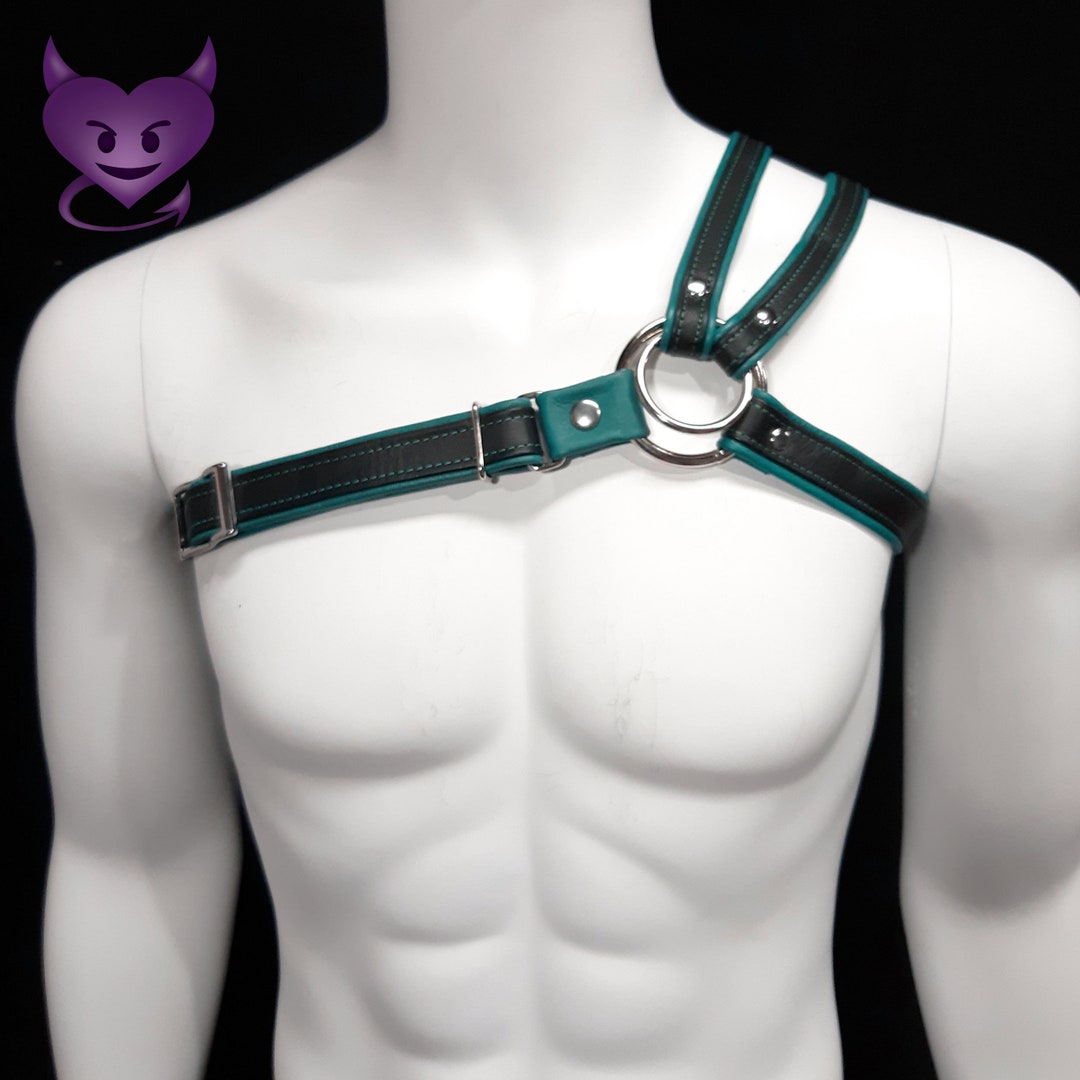 Asymmetric Gunslinger Harness by Deviant Leather Etsy