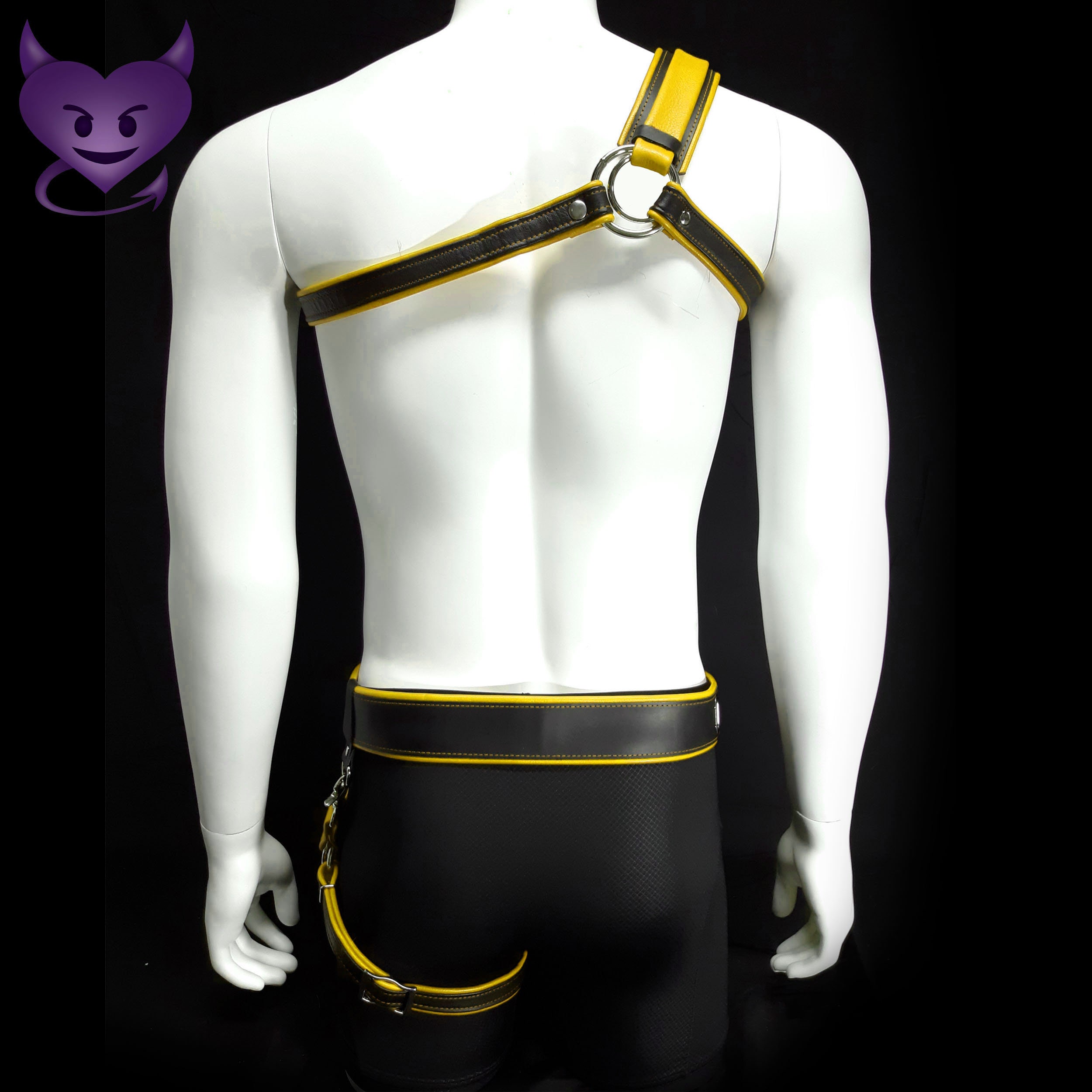 Asymmetric Full Body Pad Gunslinger Harness by Deviant Leather Etsy