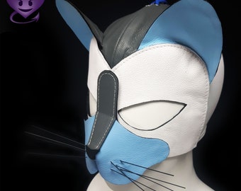 Leather Kitten Cat Hood By Deviant Leather