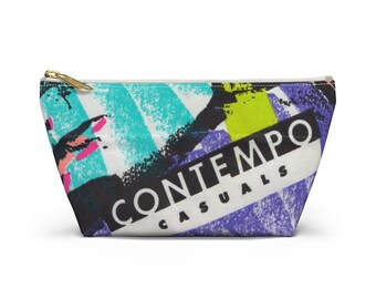 Contempo Cosmetic Bag, Y2K Bag, Y2K Fashion, Canvas Travel, 90s Fashion, 90s Trends, Cosmetic Bag, Makeup Bag, Y2K Makeup Bag, 90s Beauty