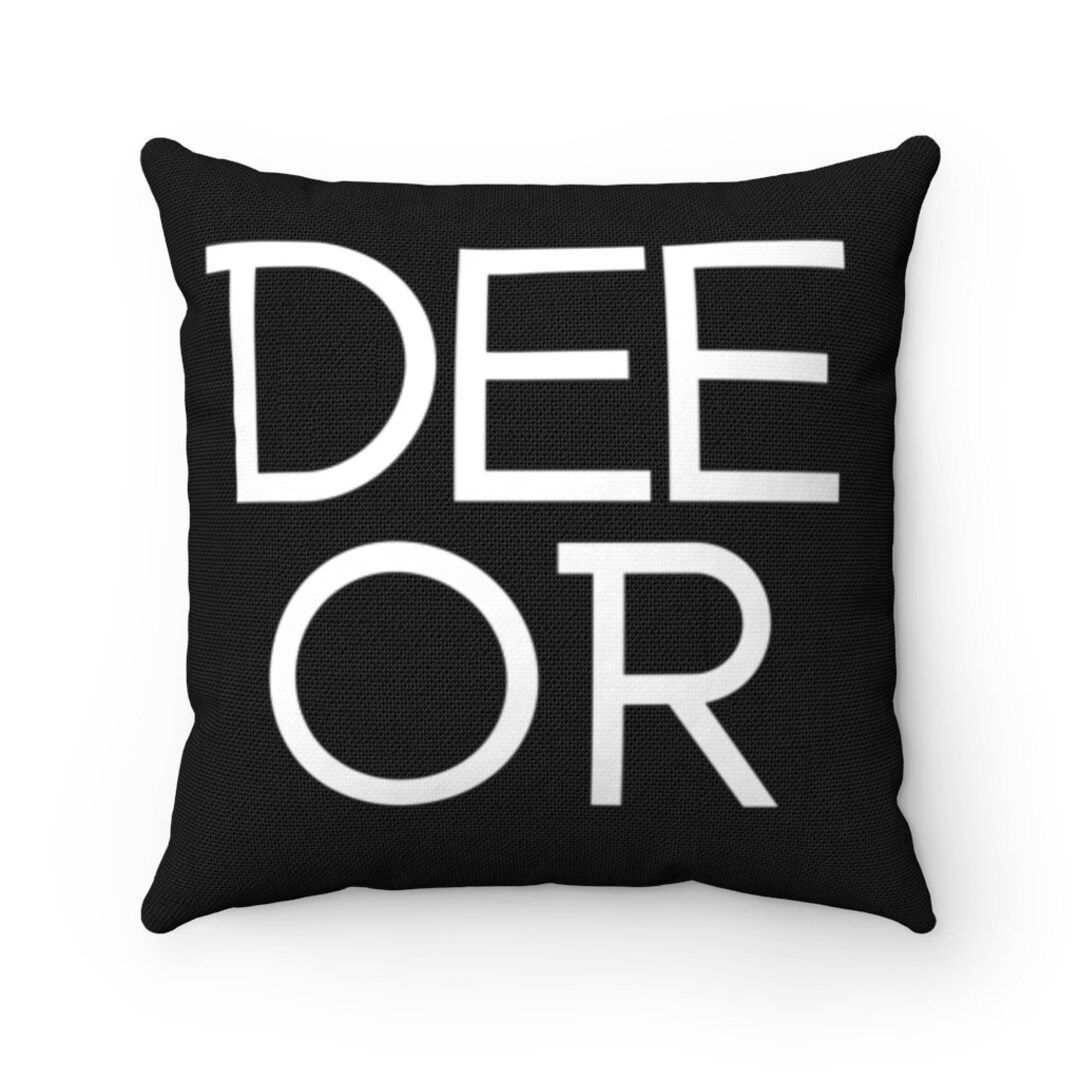 DEE OR Pillow, 18 X 18, Fashion Designer 18 X 18 Pillow, Inspired Throw