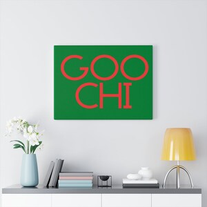 GOO CHI Canvas Wall Print Art, Designer Canvas Wall Print Art, Home Decor, Inspired Canvas Wall Print Art in Multiple Sizes