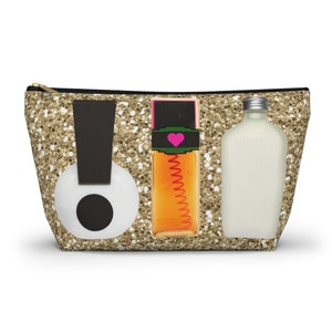 Famous 90&#39;s Perfumes Large Cosmetic Bag, 90s Perfume, Y2K Look, 90s Clothing, Y2K Clothing, 90s Makeup Case, 90s Beauty