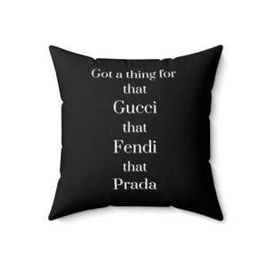 Fashion Quote Pillow 