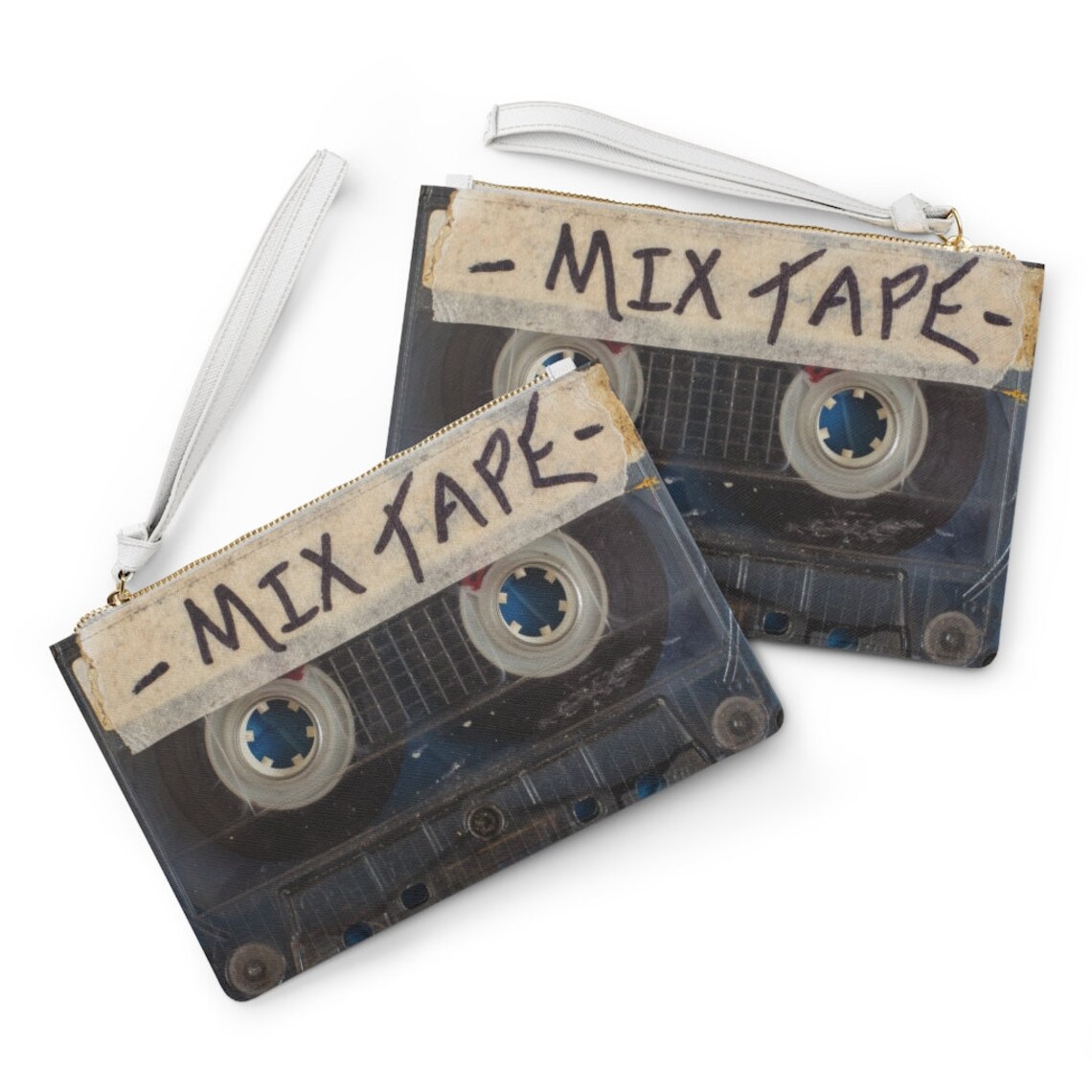 Green - Handcrafted Audio Tape Clutch Wallet