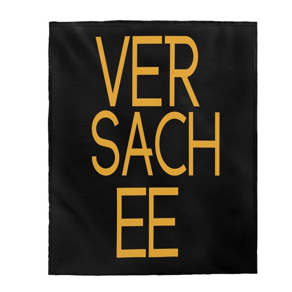 VER SACH EE Plush Blanket Large Designer Throw Blanket Inspired Throw Blanket 50 X 60 60 X 80 Minky Throw Adult Blanket Home Decor Etsy Canada