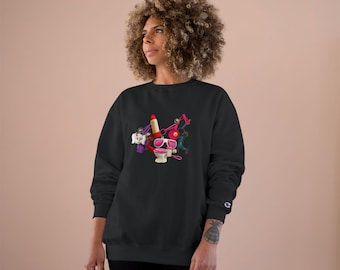 80s Plastic Charms Sweatshirt | Printed on a Champion Sweatshirt | 90s Fashion, 80s Fashion, Retro 90s, Mall Stores