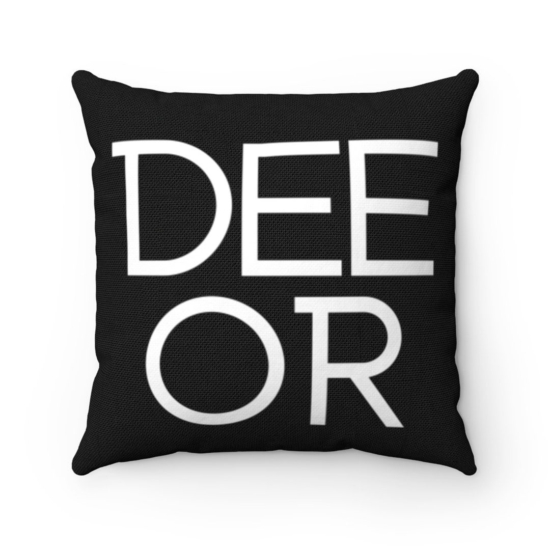 Dee Or Pillow Case 18 X 18 Fashion Designer 18 X 18 Pillow Etsy