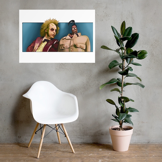 Beetlejuice Waiting Room Poster