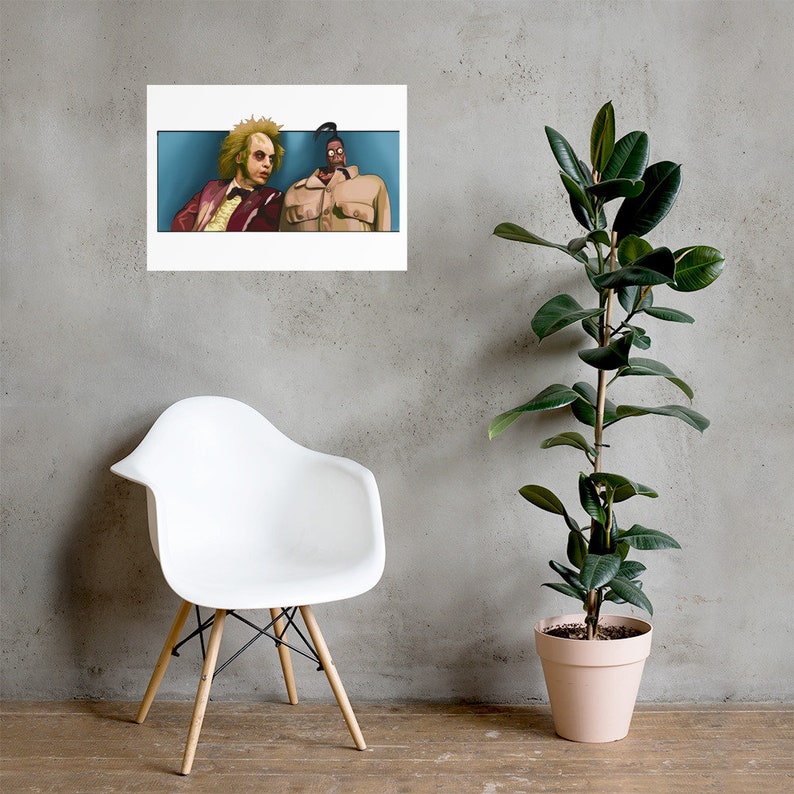 Beetlejuice Waiting Room Poster