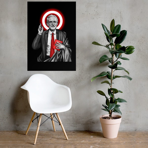 Jeremy Corbyn Jesus Poster