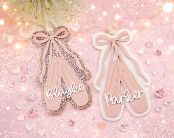 Personalized ballet/dance bag tags