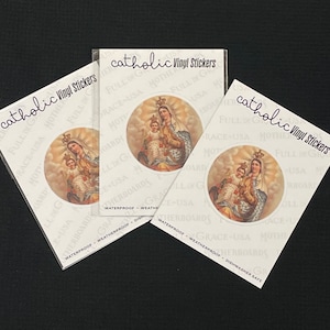 Our Lady of Mount Carmel Decal 4-pack