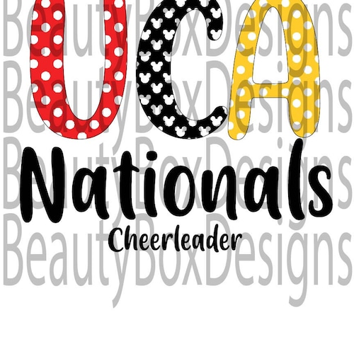 Disney Cheer UNISEX Shirt UCA Nationals Shirt Disney Cheer Etsy