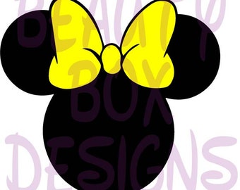Minnie Mouse Head SVG