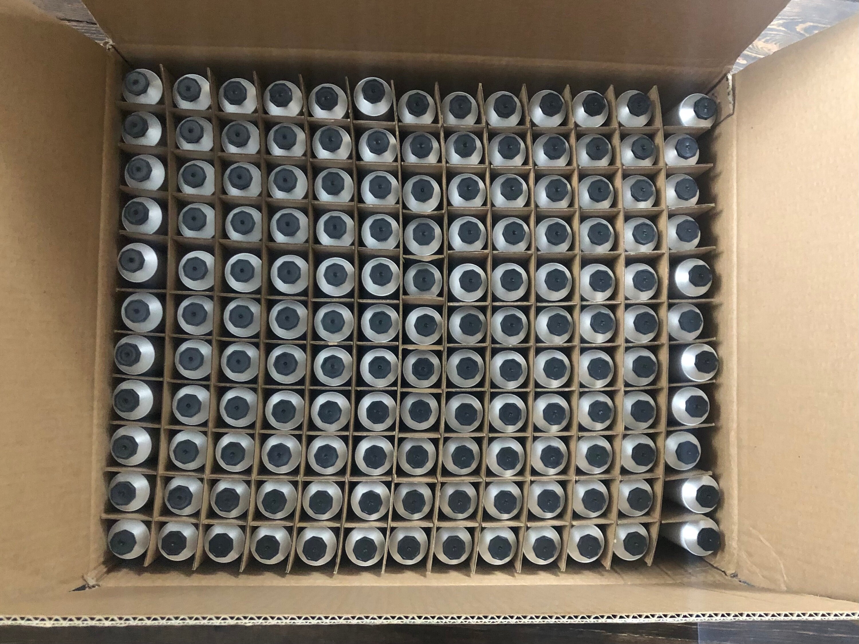 Aluminum Lotion Cosmetic Tubes carton of 143 143 White Tubes DIY