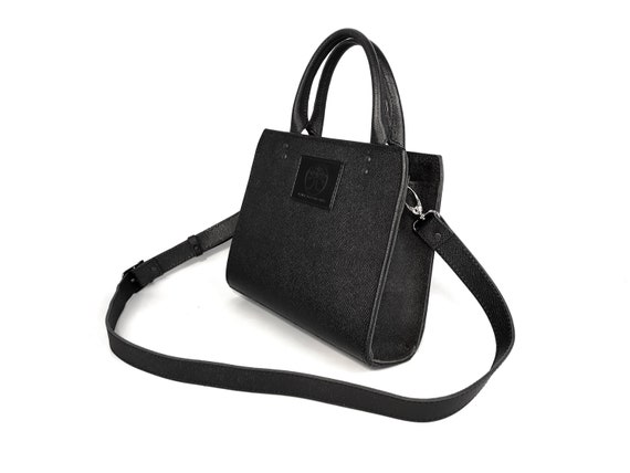 small leather shoulder purse