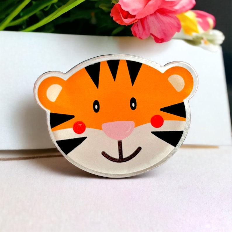 Tiger Acrylic Pin image 2