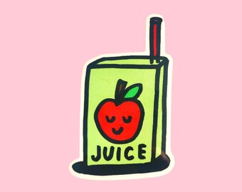 Apple Juice Emote Sticker