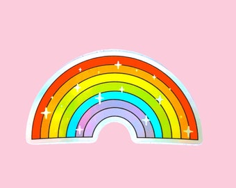 Holographic Rainbow Sticker