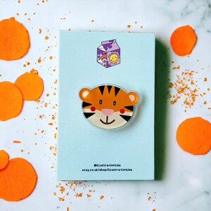 Tiger Acrylic Pin image 4