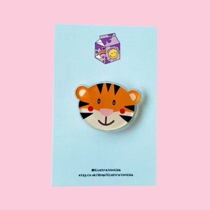 Tiger Acrylic Pin image 1