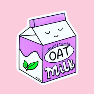 Oat Milk Sticker image 1